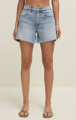 Z Supply Jonah Mid Rise Denim Shorts