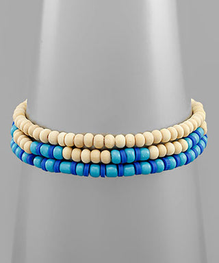 3 Wooden Beads Bracelet