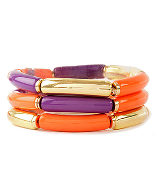 Gameday Metal Tube Bracelet