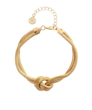 Layered & Knotted Snake Bracelet