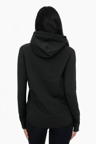 Active Hoodie Top with Thumbholes