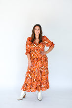Load image into Gallery viewer, Bite The Rust Tiered Midi Dress

