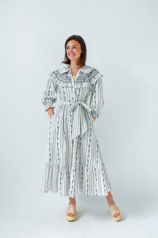 Karlie French Floral Maxi Dress