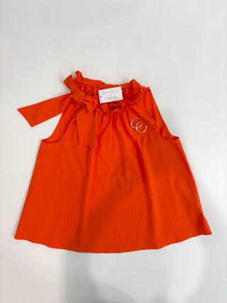 Gracefully Tied Ruffle Neck Top