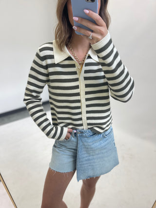 Collar Me Fancy Knit Cardigan