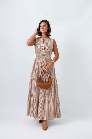 Gingham Good Time Maxi Dress