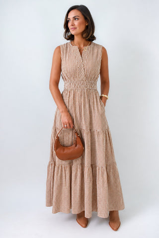 Gingham Good Time Maxi Dress