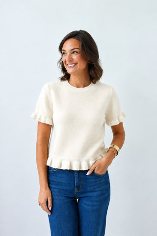Frill Seeker Ruffle Sweater