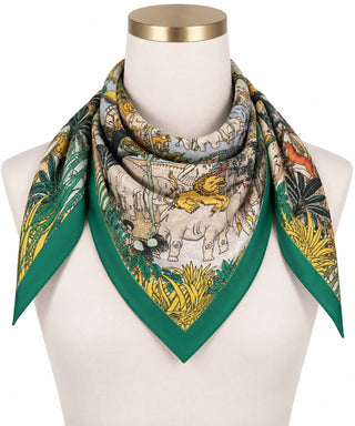 Floral Print Bandana Scarf