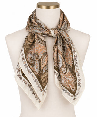 Arabian Paisley Print Scarf