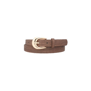 Skinny Metal Buckle Belt