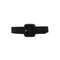 Rectangle Buckle Straw Stretch Belt