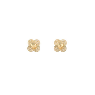 Flower with CCB Ball Earrings