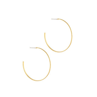 Thin Brass Hoops