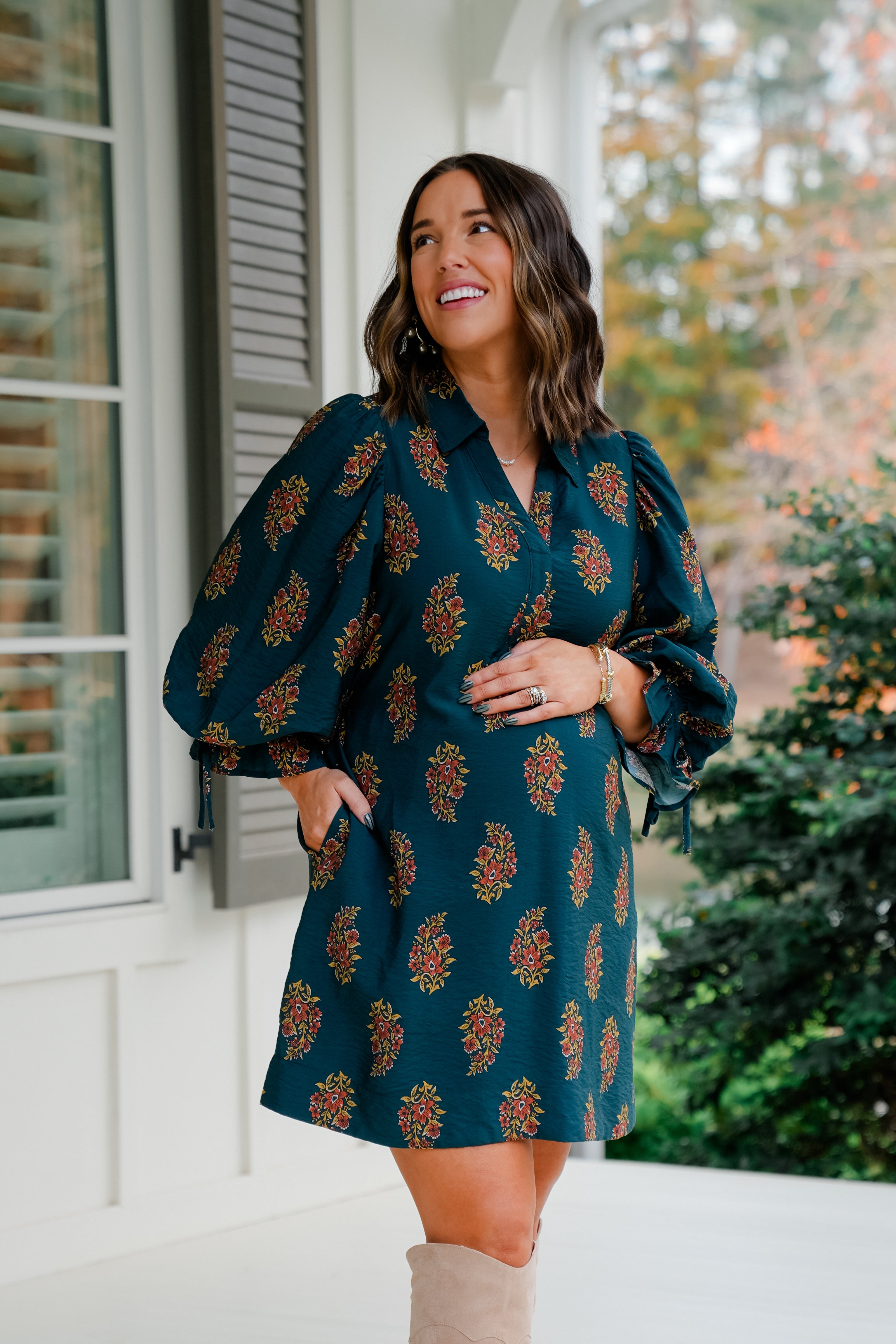 Wonder-fall Floral Collared Dress Maren + Main Boutique Wonder-fall Floral Collared Dress Maren + Main Boutique