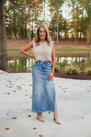 Hidden Peyton Midi Skirt