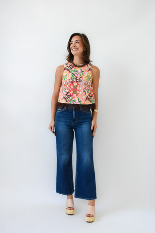 Feather Weather Printed Top