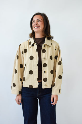 Mocha Dot Jacket
