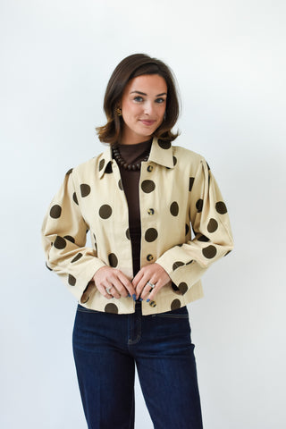 Mocha Dot Jacket