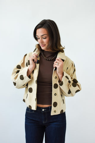 Mocha Dot Jacket