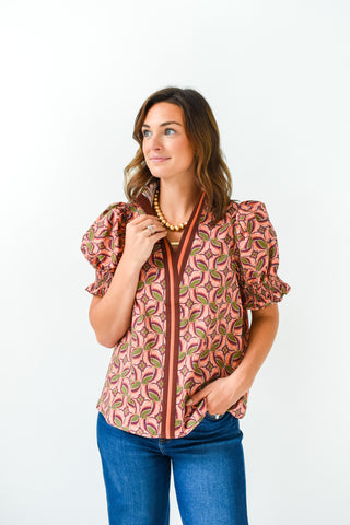Abstractly Adorable Printed Top