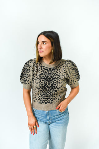 Spot On Style Short Sleeve Sweater