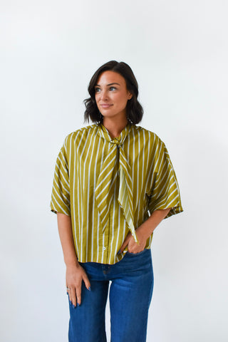 Tie to Shine Button Down Top