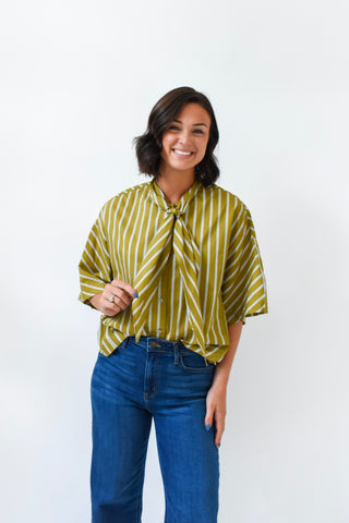 Tie to Shine Button Down Top