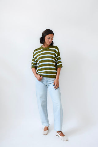 Olive the Fun Short Sleeve Sweater