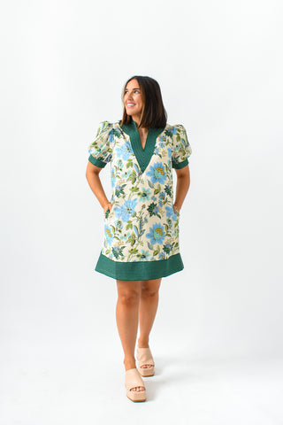 Blooming On Cue Floral Dress