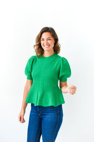 Send Up A Flare Knit Top