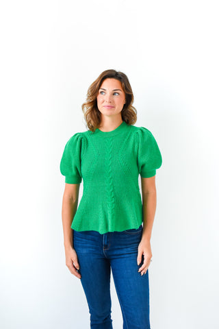 Send Up A Flare Knit Top