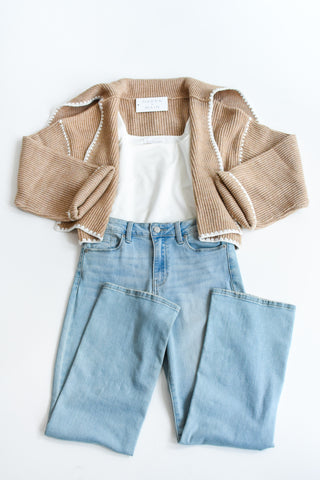 All Stitched Up Sweater Cardigan