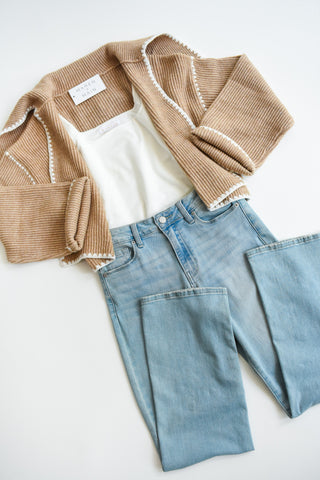 All Stitched Up Sweater Cardigan
