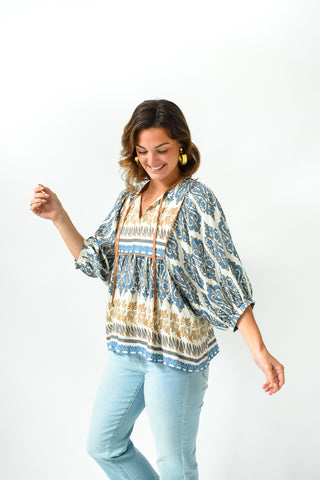 Mix And Match Print Top