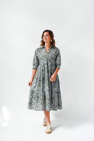 An Olive Garden Midi Dress