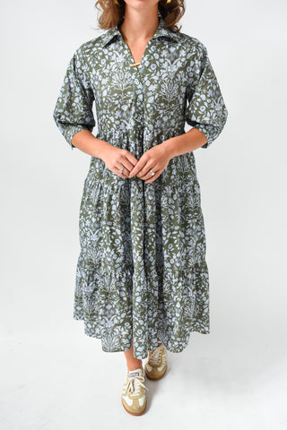 An Olive Garden Midi Dress