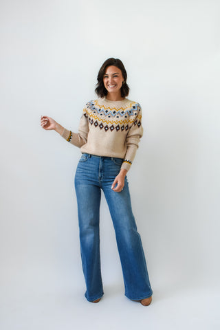 Cozy Little Thing Printed Sweater