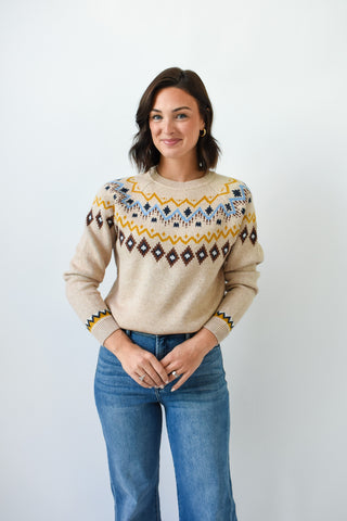 Cozy Little Thing Printed Sweater