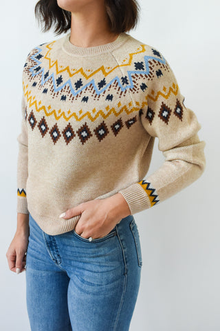Cozy Little Thing Printed Sweater