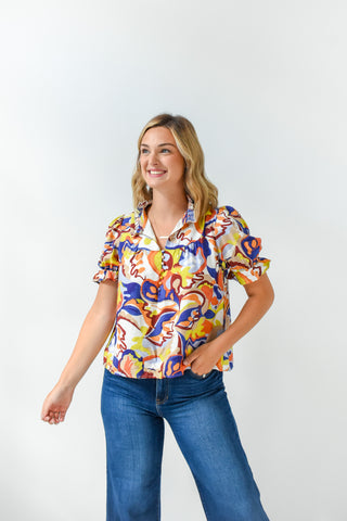 Color Me Abstract Top