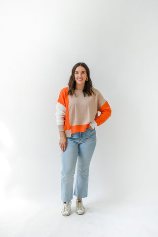 Jaw Dropping Color Block Sweater