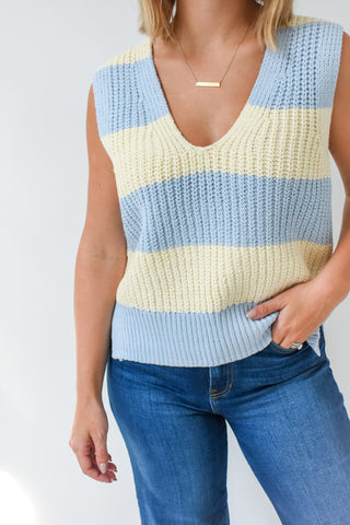 Stripe Dream Sweater Vest