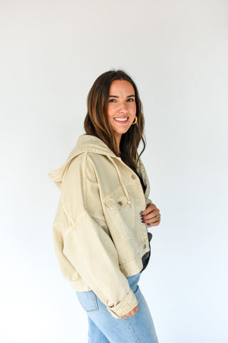 Cuddly Conditions Jacket with Hoodie