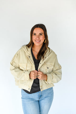 Cuddly Conditions Jacket with Hoodie