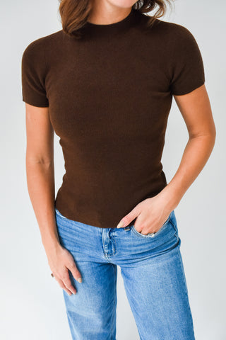 Knit Pick Short Sleeve Sweater