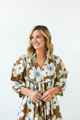 Mega Blooms Floral Print Dress