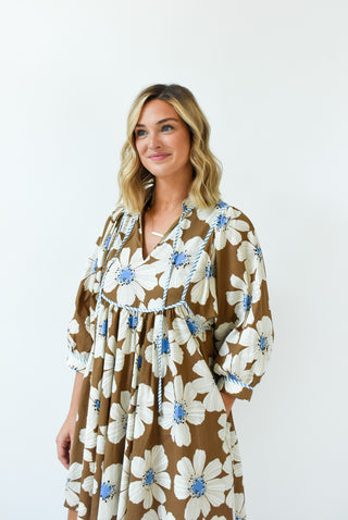 Mega Blooms Floral Print Dress