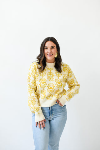 Leaf It To The Florals Sweater