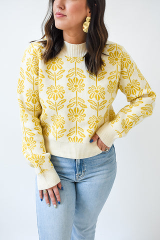 Leaf It To The Florals Sweater
